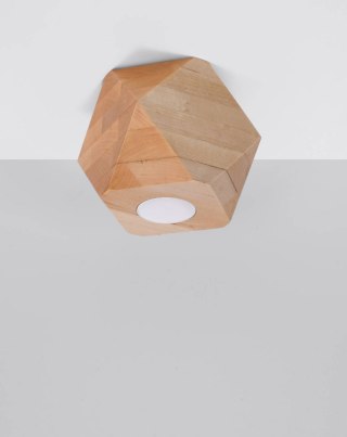 LAMPA DREWNIANA GEOMETRIA, SUFITOWA, WISZĄCA, LOFT, SKANDYNAWSKA, POLSKA