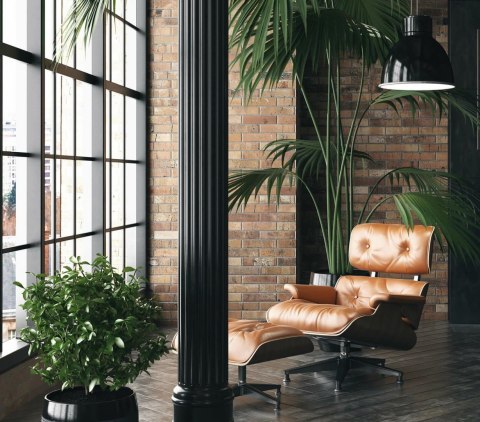 Fotel Vip z podnóżkiem brązowy/walnut Fotel Vip z podnóżkiem brązowy/walnut