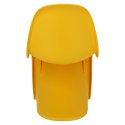 Krzesło Balance - żółte, nowoczesne, nietypowe, do kuchni, do jadalni