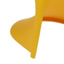 Krzesło Balance - żółte, nowoczesne, nietypowe, do kuchni, do jadalni