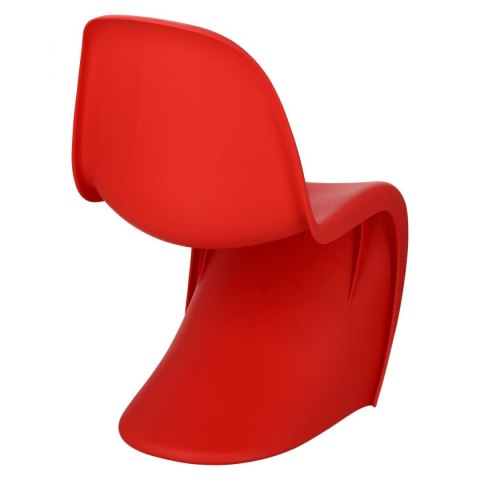 CZERWONE KRZESŁO PRO LAST, NOWOCZESNE, NIETYPOWE, DO JADALNI, DO KUCHNI