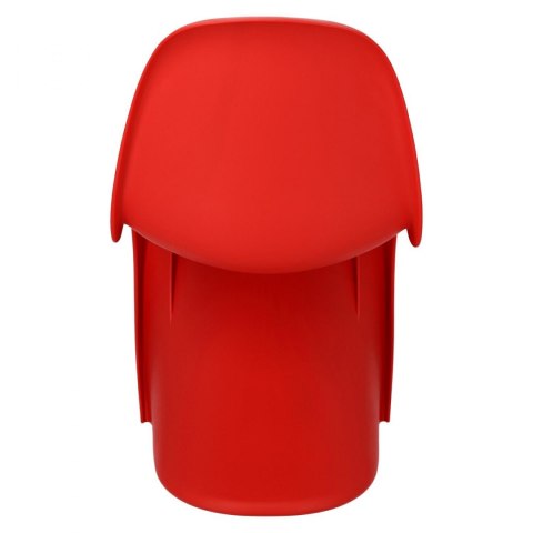 CZERWONE KRZESŁO PRO LAST, NOWOCZESNE, NIETYPOWE, DO JADALNI, DO KUCHNI