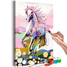 Obraz do samodzielnego malowania - Bajkowy koń