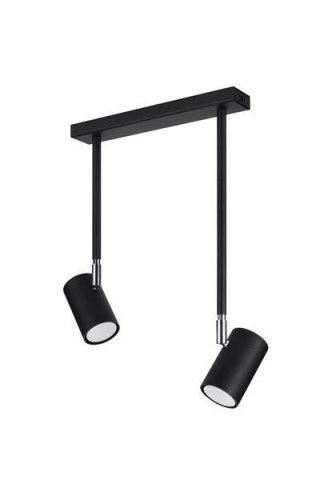 PLAFON LAMPA SUFITOWA LUMINO, CZARNA, LOFT, INDUSTRIALNA, REGULOWANA