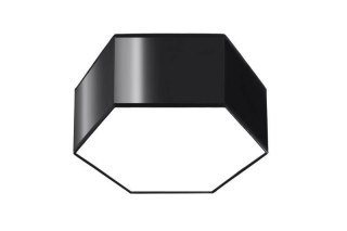 PLAFON SUFITOWY HEXIA, LAMPA HEXAGON, NOWOCZESNA, CZARNA, BIAŁA, DO SALONU
