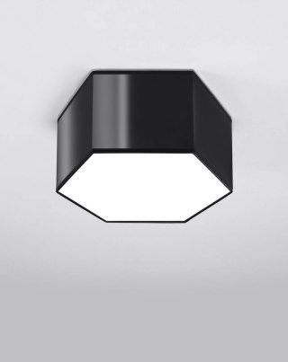 PLAFON HEXIA, LAMPA SUFITOWA, HEKSAGON, NOWOCZESNY, SALON, POLSKI PRODUCENT