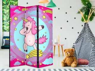 Parawan 3-częściowy - Roztańczowy unicorn