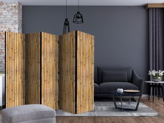 Parawan 5-częściowy - Bambusowa Ściana, 3D