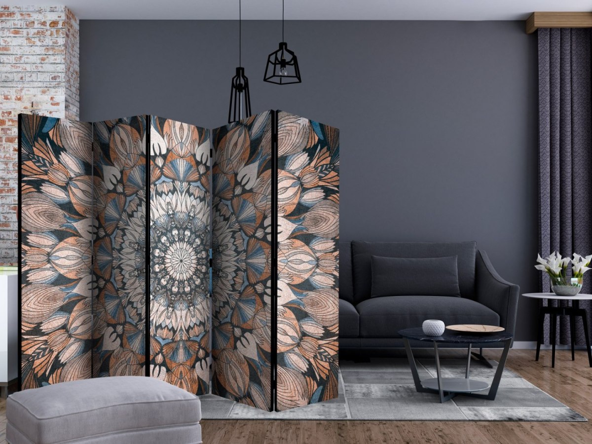 Parawan 5-częściowy - Hetmańska mandala II Parawan 5-częściowy - Hetmańska mandala II