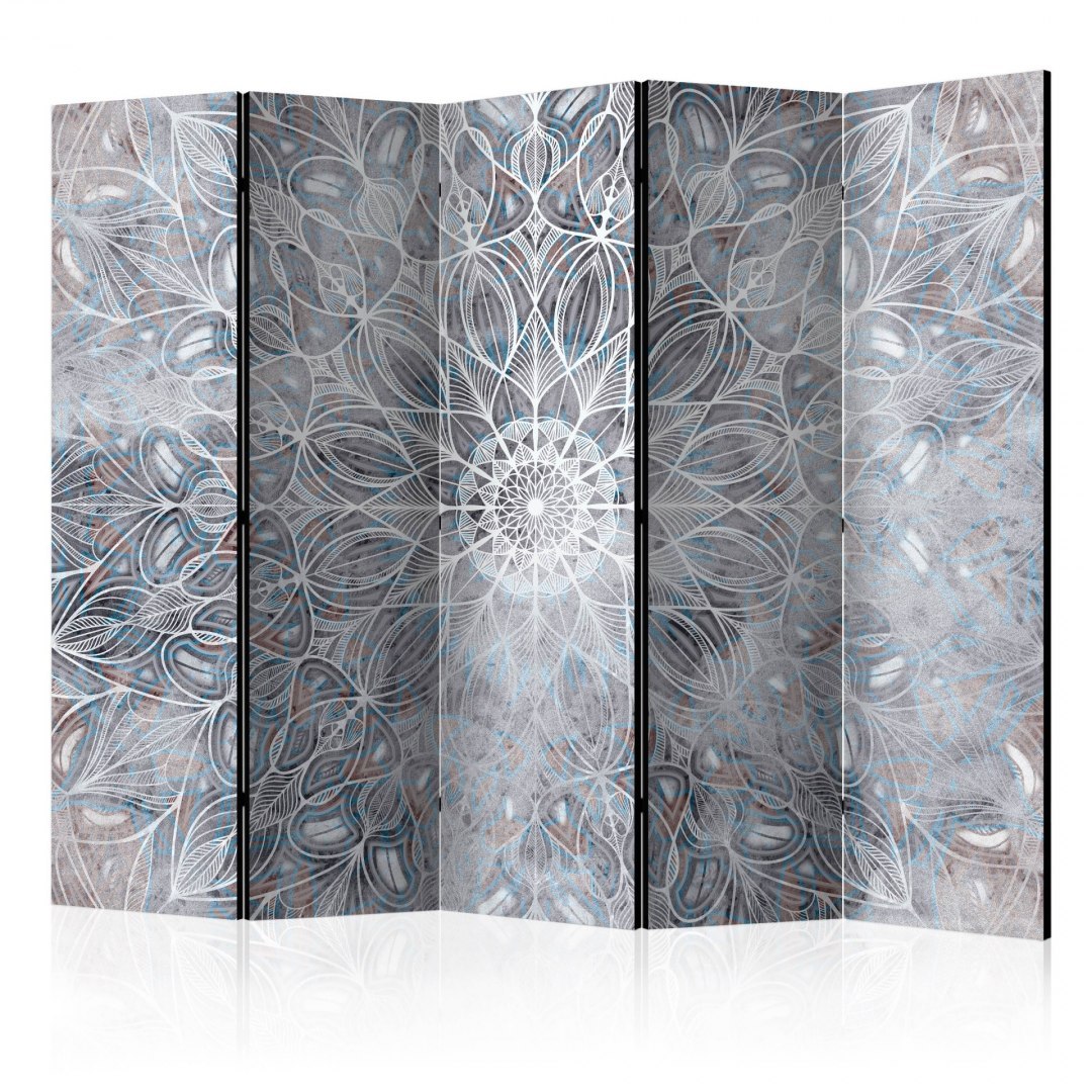 Parawan 5-częściowy - Przymglona mandala II Parawan 5-częściowy - Przymglona mandala II