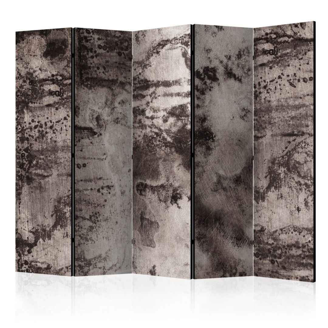 Parawan 5-częściowy - Stary metal II Parawan 5-częściowy - Stary metal II