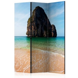 Parawan 3-częściowy - Rock formation by shoreline, Andaman Sea, Thailand