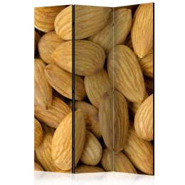 PARAWAN 3-CZĘŚCIOWY POKOJOWY, DEKORACYJNY 135 CM, Tasty almonds