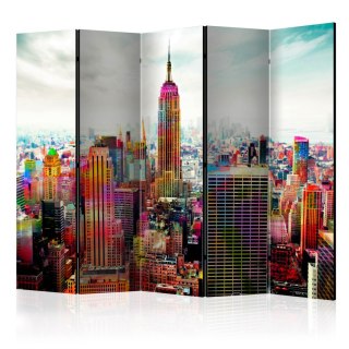 Parawan 5-częściowy - Colors of New York City II