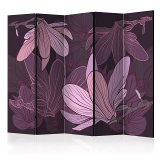 Parawan 5-częściowy - Dreamy flowers II
