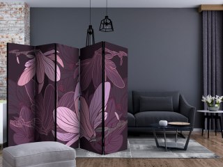 Parawan 5-częściowy - Dreamy flowers II