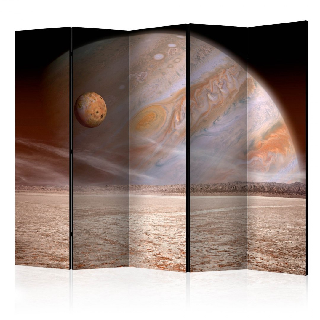 Parawan 5-częściowy - Mała i duża planeta II Parawan 5-częściowy - Mała i duża planeta II