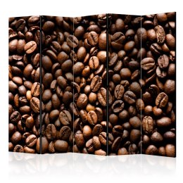 Parawan 5-częściowy - Roasted coffee beans II