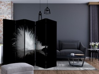 Parawan 5-częściowy - White feather II