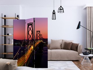 Parawan 3-częściowy - Charming evening in San Francisco