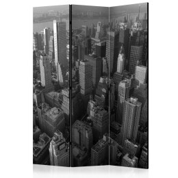 Parawan 3-częściowy - Nowy Jork: wieżowce (widok z lotu ptaka)
