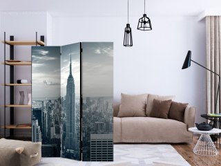 Parawan 3-częściowy - Widok na nowojorski Manhattan o świcie
