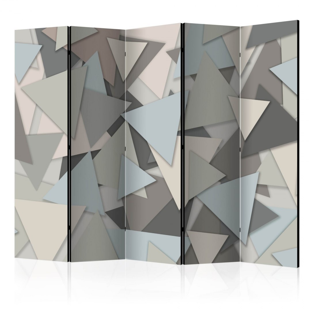 Parawan 5-częściowy - Geometryczna układanka II Parawan 5-częściowy - Geometryczna układanka II
