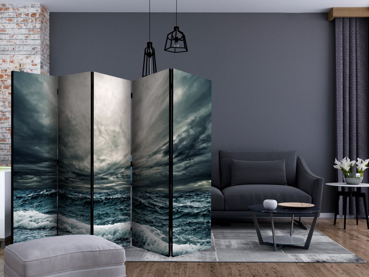 Parawan 5-częściowy - Ocean waves II Parawan 5-częściowy - Ocean waves II