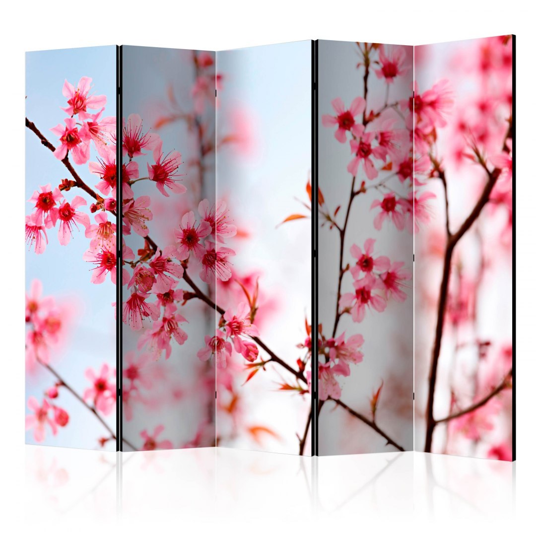 Parawan 5-częściowy - Symbol Japonii - kwiaty wiśni sakura II Parawan 5-częściowy - Symbol Japonii - kwiaty wiśni sakura II