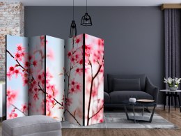 Parawan 5-częściowy - Symbol Japonii - kwiaty wiśni sakura II