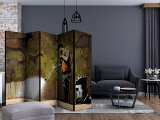 Parawan 5-częściowy - Banksy - Cave Painting II