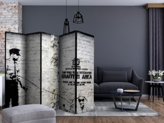 Parawan 5-częściowy - Banksy - Graffiti Area II