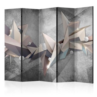 Parawan 5-częściowy - Geometryczny gwiazdozbiór II