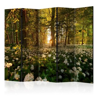 Parawan 5-częściowy - Leśna flora II