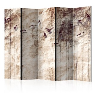 Parawan 5-częściowy - Papierowa natura II