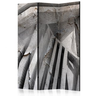 Parawan 3-częściowy - Beton 3D