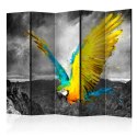 Parawan 5-częściowy - Exotic parrot II