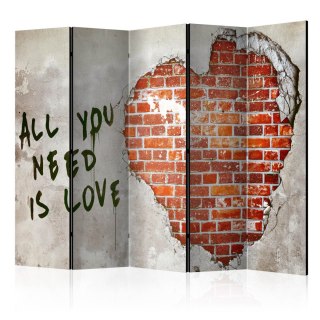 Parawan 5-częściowy - Love is all you need II