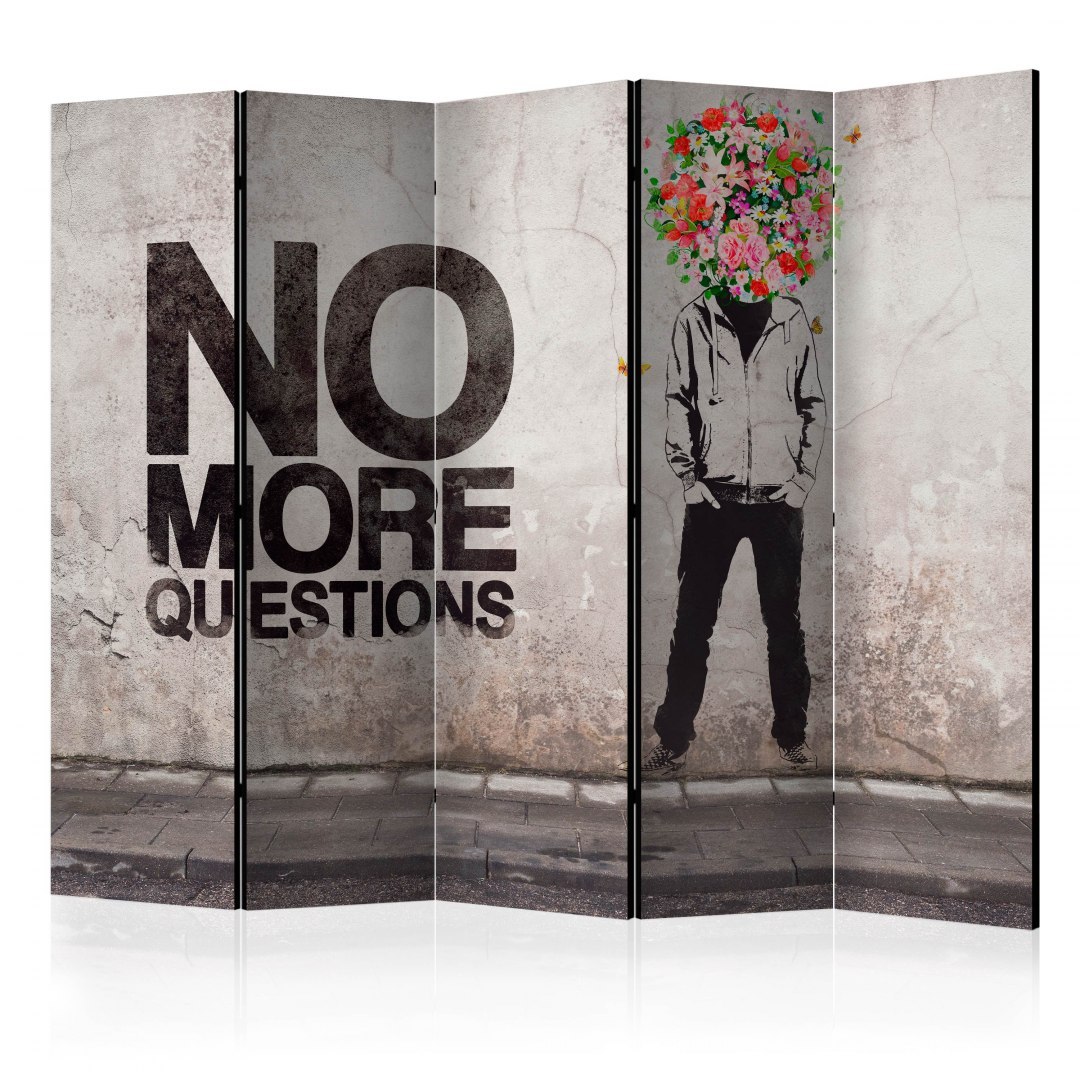 Parawan 5-częściowy - No more questions II Parawan 5-częściowy - No more questions II
