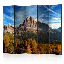 Parawan 5-częściowy - Widok panoramiczny na włoskie Dolomity II
