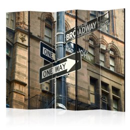 Parawan 5-częściowy - Wszystkie drogi prowadzą na Broadway II
