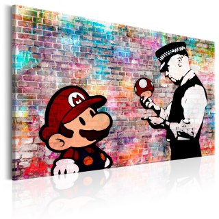Obraz - Kolorowy, Mario, Banksy