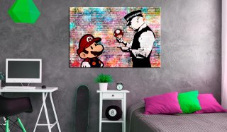 Obraz - Kolorowy, Mario, Banksy