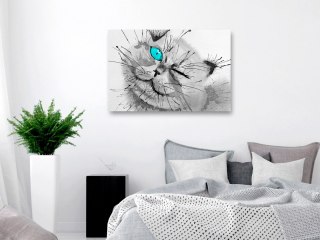 OBRAZ NA ŚCIANĘ DO SALONU, NA PŁÓTNIE, 120 x 80 cm, U