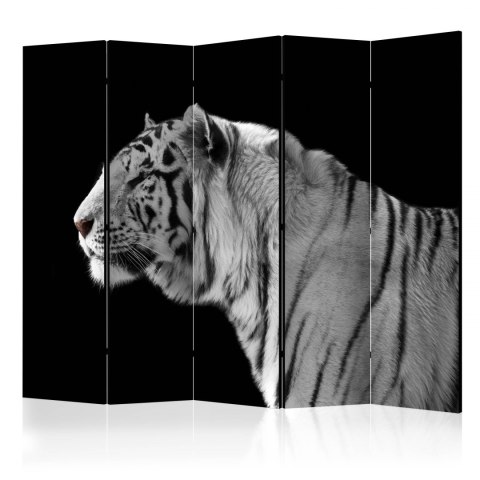 Parawan 5-częściowy - Biały tygrys II