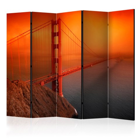Parawan 5-częściowy - Most Golden Gate II