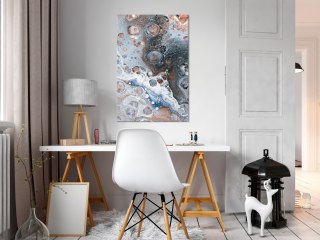 Obraz - Blue Sienna Marble pionowy