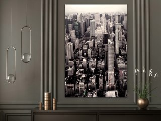 Obraz - Manhattan w sepii pionowy