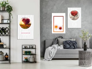 OBRAZ NA ŚCIANĘ DO SALONU, 60 x 30 cm, 3 CZĘŚCIOWY - Miłość