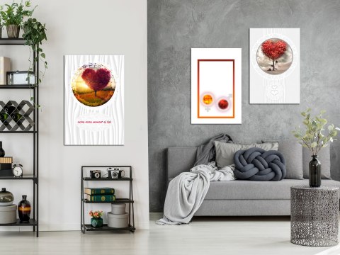 OBRAZ NA ŚCIANĘ DO SALONU, 60 x 30 cm, 3 CZĘŚCIOWY - Miłość OBRAZ NA ŚCIANĘ DO SALONU, 60 x 30 cm, 3 CZĘŚCIOWY - Miłość